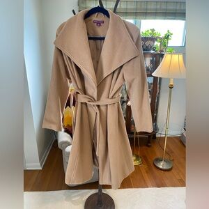Jessica London Blended Wool Coat camel color 14